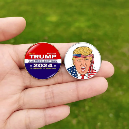 Trump 2024 Glass Pin